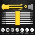 Magnetic Screwdriver Set - 12 Interchangeable Bits for Any Task. 