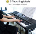 MEIKE 61 Keys Professional Keyboard MIDI with Touch Function Keys - (MK8650). 