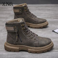 【ALLGOOD】Martin Boots Shoes for Men Safety Boots Ankle Boots  New Mens Safety Shoes MDX08. 
