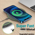 60W Fast Wireless Charger for LG Wings Velvet V30 V30S V35 Phone Wireless Charging Pad for Google Pixel Honor 9 LiteDoogee N100. 