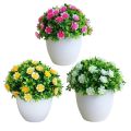 Modern Artificial Flower Potted Plants Decorative With Pot Garden Home Farmhouse Centerpieces Wedding Indoor Décor. 
