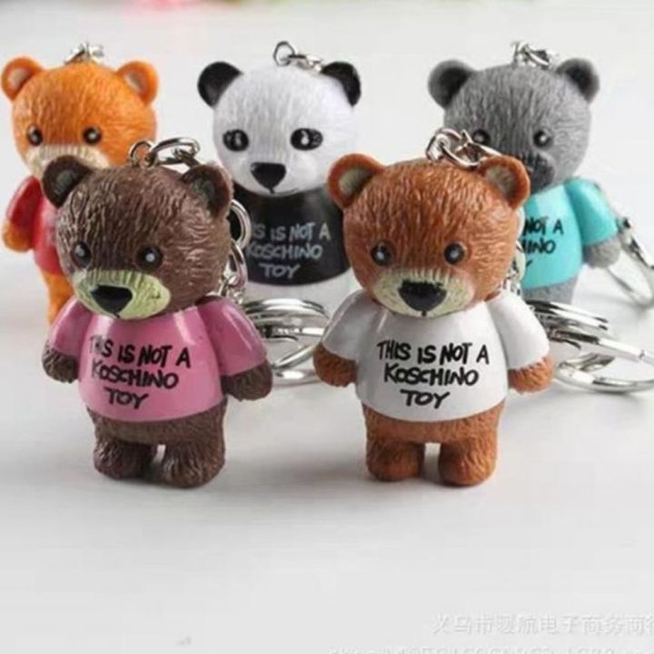 Creative souvenir pendant panda keychain zoo activities small gift keychain
