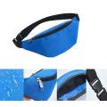 Uni Running Sport Waist Bag Fanny Pack Travel Waist Money Belt Zip Hiking Pouch Wallet Bag Oxford Bag Dark Grey. 