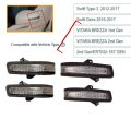 ,Side Mirror Turn Signal Indicator LED Lights with Scotch Lock for Suzuki Swift Type-3, 2012-2017/Swift Dzire 2015-2017/VITARA BREZZA 1st Gen N 2nd Gen/ERTIGA 1ST GEN Part-1722 (2) NUZ. 