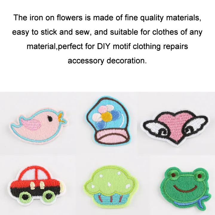 39PCS%20Iron%20on%20Stickers%20Sew%20on%20Stickers%20Mixed%20Embroidery%20Cloth%20Stickers%20Decorative%20Accessories%20Embroider%20Badge%20-%20Image%204