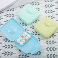 1pc Portable Storage Box Travel Outdoor Portable Women Tampons Holder Random Color Cotton Swab Cosmetic Napkin Carrying Case. 
