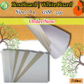Box Board | White Cardboard -A4 Size | 250GSM. 
