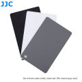 【Hot】 JJC White Balance Card 18% Neutral Grey Card Photography Color Correction Checker Camera Accessory For Canon Nikon Pentax. 