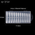 Myyeah 1 Piece Full Cover Extension Acrylic False Nail Tips 5 Styles Transparent French Fake Nail Tip Manicure Tool. 