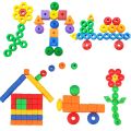 prank toys Lacing Beads Toy 25 Stringing Beads 3 Strings Educational Montessori Toys Toddler Crafts Autism Toys for Kids Preschool ChildrenParty Games Crafts. 