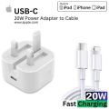 Fast Charging 20w USB C Power adapter & USB C to Lightning Cable For iPhone 16 15 14 13 12 11 Pro Max Xs Max XR 8 6 7 Plus Charger. 