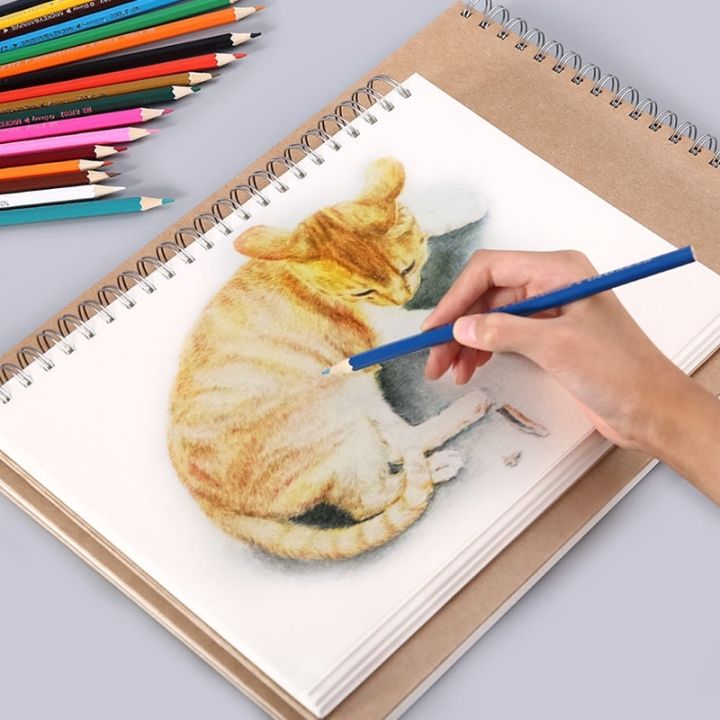 Professional%20Sketchbook%20Blank%20Watercolor%20Notebook%20160%20GSM%20Spiral%20diary%20Art%20school%20supplies%20Pencil%20drawing%20notepad%20Stationery%20-%20Image%205