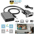 VGA to HDMI Converter Cable with Audio Support 1080P. 