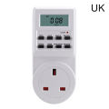 Eu Plug Digital Weekly Programmable Electrical Wall Plug-In Power Socket Timer Switch Outlet Time Clock Ac 220v 110v Uk Au. 