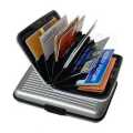 Waterproof ATM Card Business ID Card Holder Credit Card and Debit Card Wallet Holder Aluminum Security Wallet. 