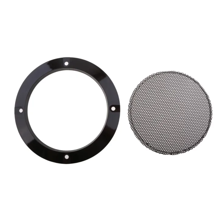2X%20Speaker%20Grille%20Cover%20Loudspeaker%20Protective%20Mesh%20Cover%20Circle%204''+6.5''%20-%20Image%209