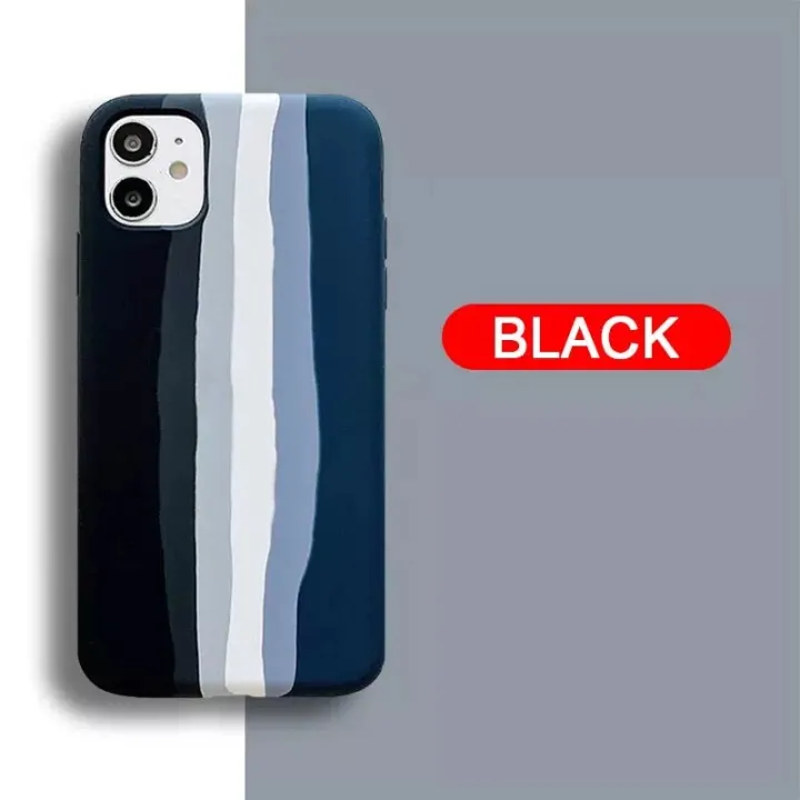 Genuine%20Rainbow%20Silicone%20Back%20Cover%20Case%20For%20iPhone%20X%20/%20iPhone%20XS%20(With%20Logo)%20-%20Image%205