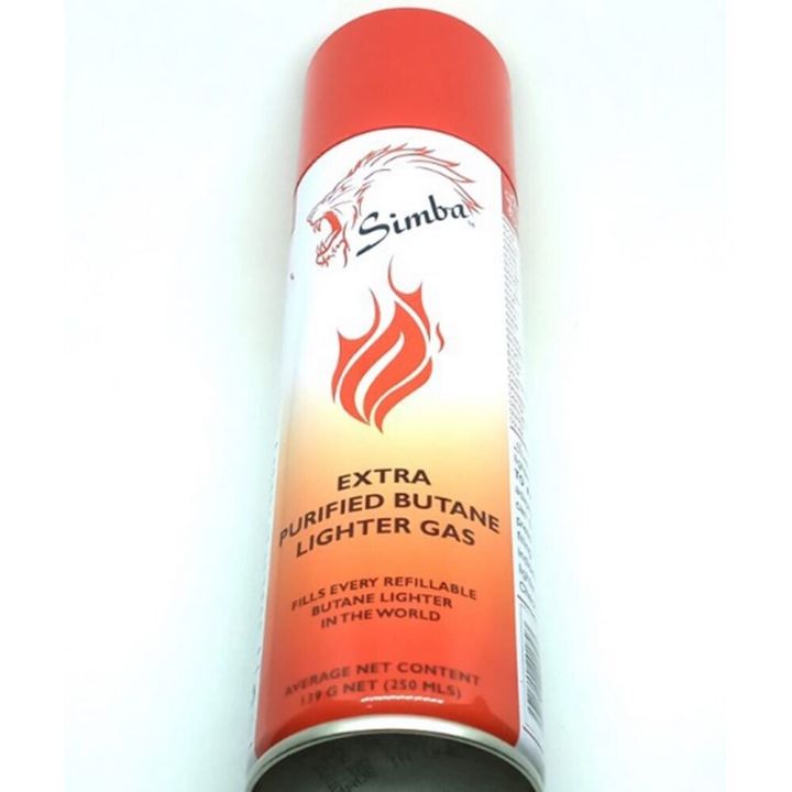 Lighter Gas Butane Gas Refill can With nozzles (250mls) Daraz.lk