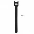 50 Pcs Black Reusable Cable Fixing Straps Approximately 6 Inches Ties. 