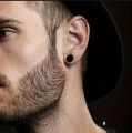Magnetic Earrings - Black and Silver Clip-On Studs for Men and Women. 