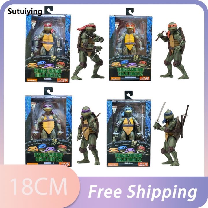 Sutuiying 16cm Neca Figure Ninja Turtle Anime Figures 1990 Film Version ...