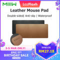 MIIIW Deskmat Mouse Pad Large Laptop Keyboard Pad Mat Leather Mousepad Anti Slip Desk Table Pad Mat 900 X 400mm Double-sided Waterproof. 