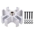 Cooling Fan Spacer Kit Original Standard Temperature Resistant Fan Spacer Kit Aluminum Wearproof 1210 Replacement for GM CHEVY. 