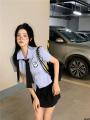 Style British Uniform Women's Short Skirt Korean School Uniform Two-Piece Set 2024 Summer Clothing JK College Thai Shirt New Style. 