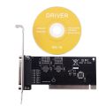 25Pin Parallel Pci To Parallel Db25 Printer Port Controller Card. 