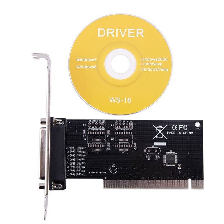 25Pin Parallel Pci To Parallel Db25 Printer Port Controller Card