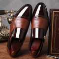 New British Men's suit Leather Shoes Fashion pointed Man Toe Formal Wedding Shoes. 