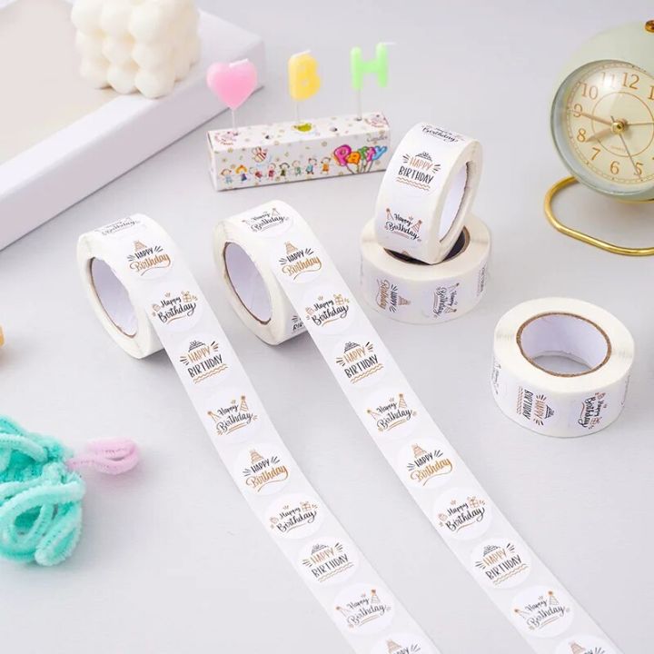 100-500%20s%201inch%20Cute%20Happy%20birthday%20Stickers%20for%20Gift%20Wrapping%20Decoration%20Envelope%20Sealing%20Label%20Kids%20toys%20Stationery%20Stickers%20-%20Image%203