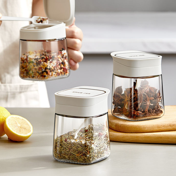 Kitchen%20seasoning%20jar%20salt%20jar%20seasoning%20box%20seasoning%20bottle%20combination%20set%20oil%20pot%20seasoning%20jar%20glass%20box%20home%20-%20Image%202