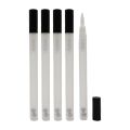 5x Transparent Fillable Empty Paint Pen Shell Ink Refill Blank Tube 0.7mm Marker for Drawing Painting Marking Writing Art Supply. 