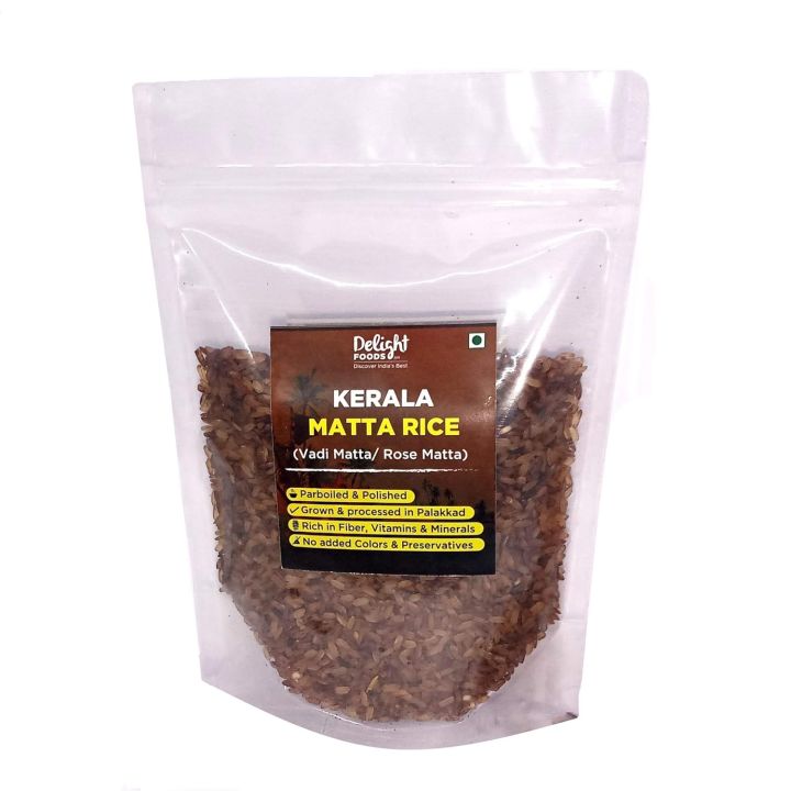Delight Foods Premium Palakkadan Red Matta Rice | Rose Matta | Kerala ...