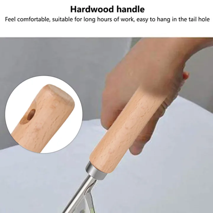 Migeet%20Garden%20Hand%20Weeder%20Stainless%20Steel%20Premium%20Gardening%20Tool%20for%20Weeding%20Wood%20Handle%20for%20Home%20Gardens%20Small%20Gardens%20and%20Lawns%20-%20Image%209