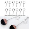 100pcs Screw Eye Pin Eyepins Eyelets Peg Tail Findings Hooks Jewelry DIY GL. 