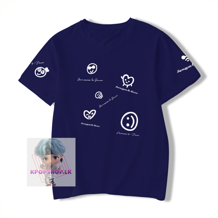 BTS%20BT21%20Logo%20Tshirt%20KPOP%20Logo%20Branded%20T%20shirt%20Crew%20Round%20Neck%20Tshirts%20T-shirt%20-%20Image%202