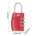 TSA 3 Digit Password Lock Security Lock Suitcase Luggage Coded Lock Cupboard Cabinet Locker Padlock Travel Bag Lock Anti-theft. 
