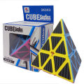 Pyramid Speed Magic Rubik's Cube Carbon Fiber Sticker Cube (3*3*3) - PYRAMINX - Professional Puzzle Education -Toys for Children. 