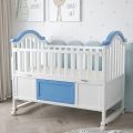 New crib solid wood baby crib, crib, bedroom widened, splicing bed, suitable for 0-6 years old COT688 |eMALL. 
