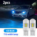 2Pieces(model：ice blue) T10 3030 6SMD W5W 168 Wedge Door Instrument Side Bulb Lamp Parking Light Position light DRL For Car motorcycle motor Auto LED. 