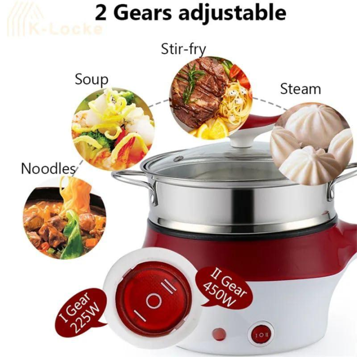 Multifunctional steaming pot 18cm - Multi-Function Electrothermal Pot 18cm / [mfep] Multi-Function Electrothermal Steamer Pan / Electric Cooker Hot Pot / Multifunction Heating