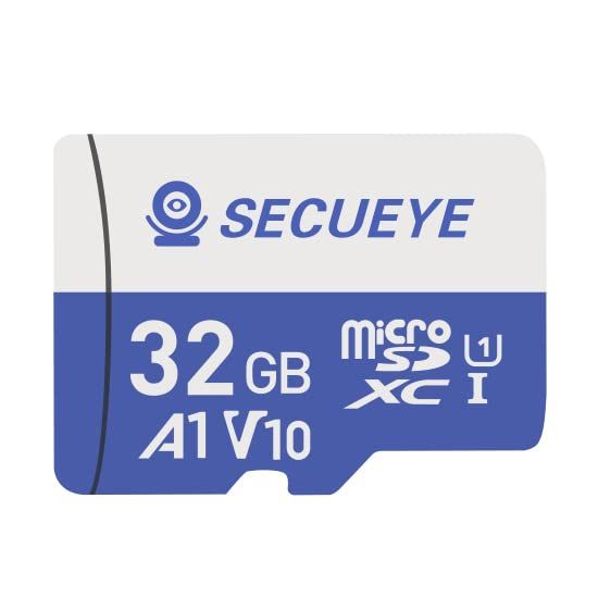 32GB / 64GB Memory Card (Micro SD) Class 10 SECUEYE