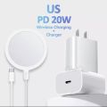 15W Magnetic Wireless Charger Fast Macsafe Mag Charging Pad for IPhone 13 Pro Max 12 Mini 11 Safe Station Magsafe-charger. 