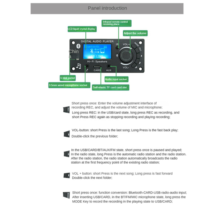 Wurrpopy-2X%20LCD%20Screen%20Display%20Mp3%20Decoder%20Board%20Bluetooth%20Module%20DIY%20Products%20Car%20Audio%20Accessories%20Audio%20Amplifier%20Board%20-%20Image%202