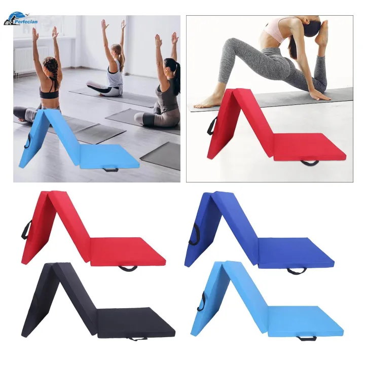 Three%20Fold%20Folding%20Exercise%20Mat%20Foldable%20Yoga%20Gym%20Men%20Women%20with%20Carrying%20Handle%20for%20-%20Image%208