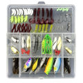 bellylady 75pcs/94pcs/122pcs/142pcs Fishing Lures Set Spoon Hooks nnow Pilers Hard Lure Kit In Box Fishing ear Accessories. 