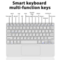 10inches Touchpad Bluetooth Keyboard Compatible with , Android, and IOS English Green. 