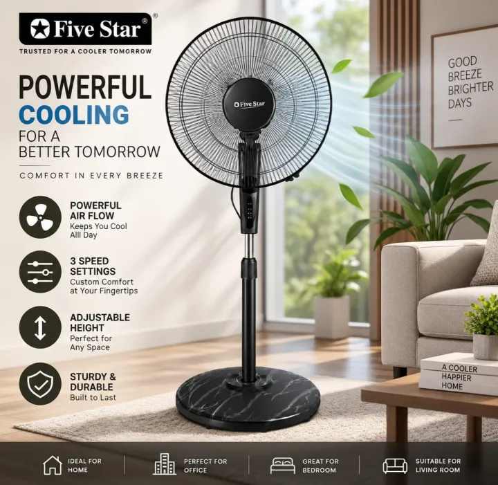 New%20Five%20Star%20Stand%20Fan%2016%20Inch%205%20Blades%20-%20Image%203